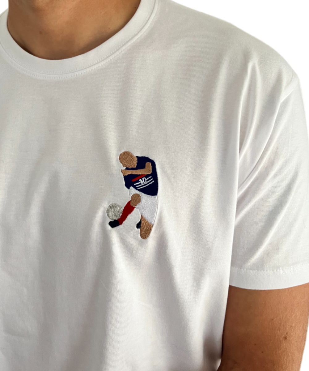 T-Shirt Adulte Blanc Zizou