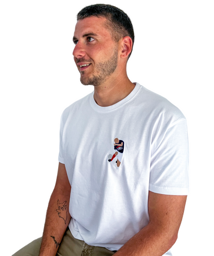 T-Shirt Adulte Blanc Zizou