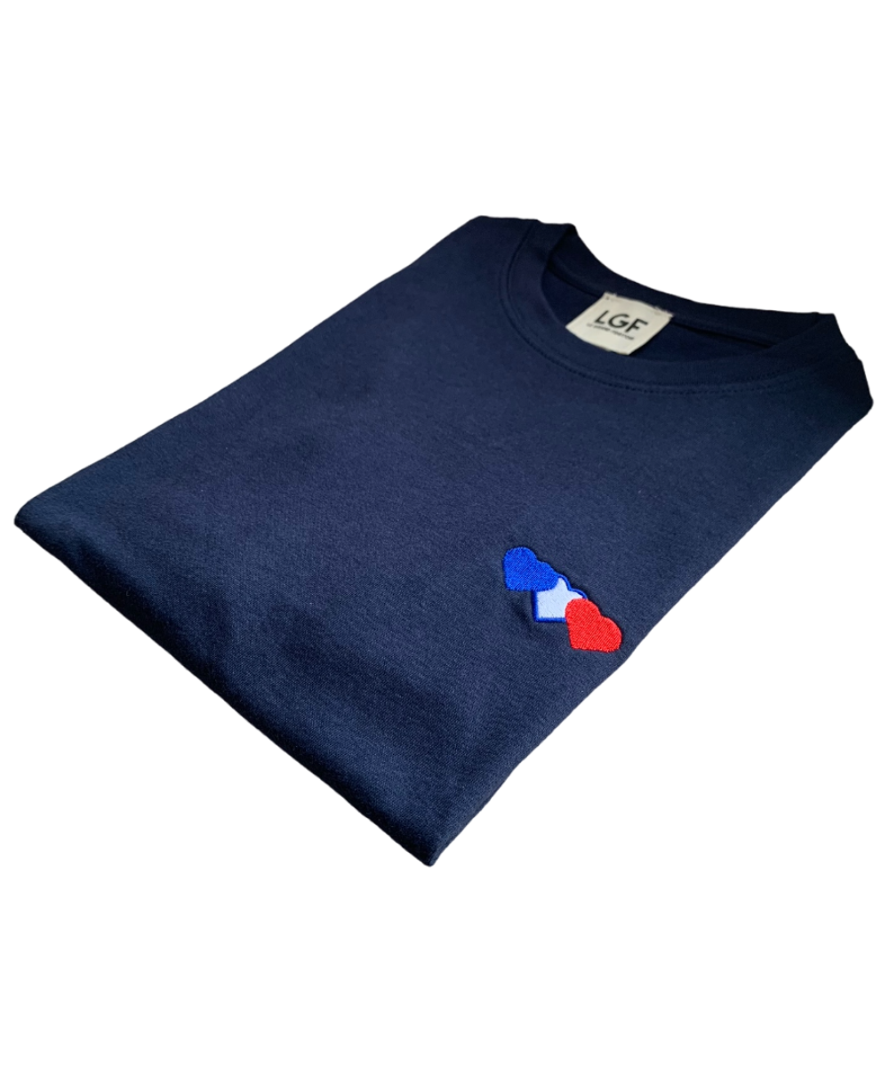 T-Shirt Enfant Marine💙🤍❤️