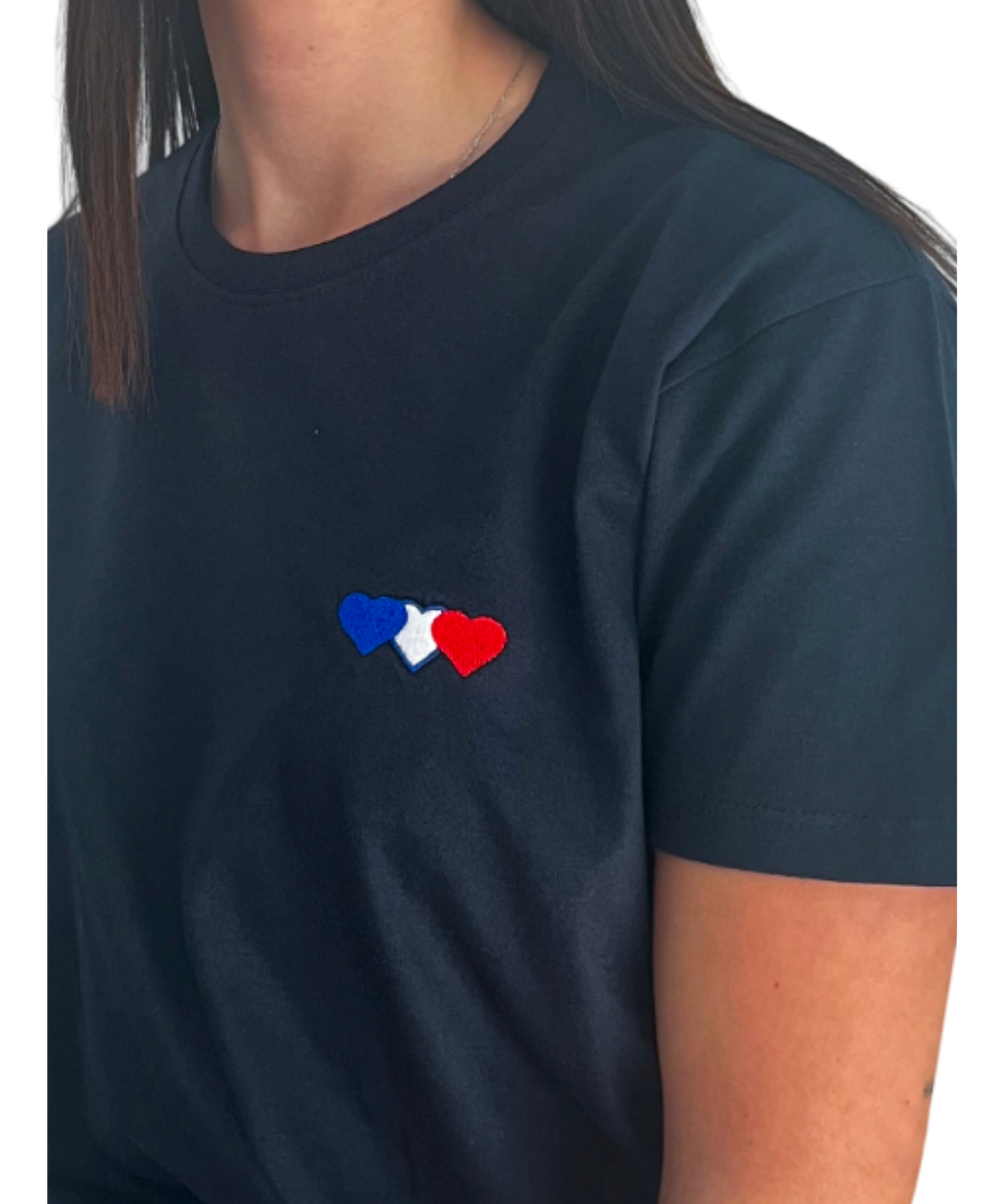 T-Shirt Adulte Marine💙🤍❤️